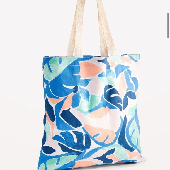 NWT OLD NAVY Printed Canvas Tote Bag Color:
Watermelon Palm Print - Picture 3 of 3